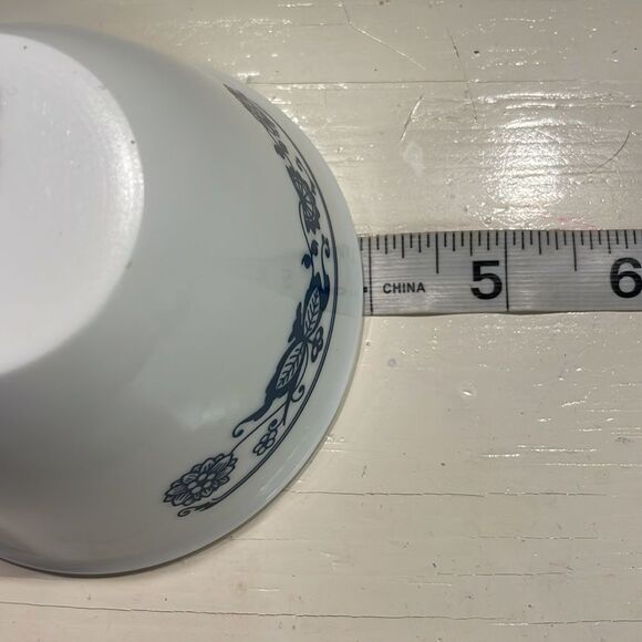 Vintage 1972 Corelle Old Town Blue/Blue Onion by Corning sugar bowl & creamer - Picture 9 of 16